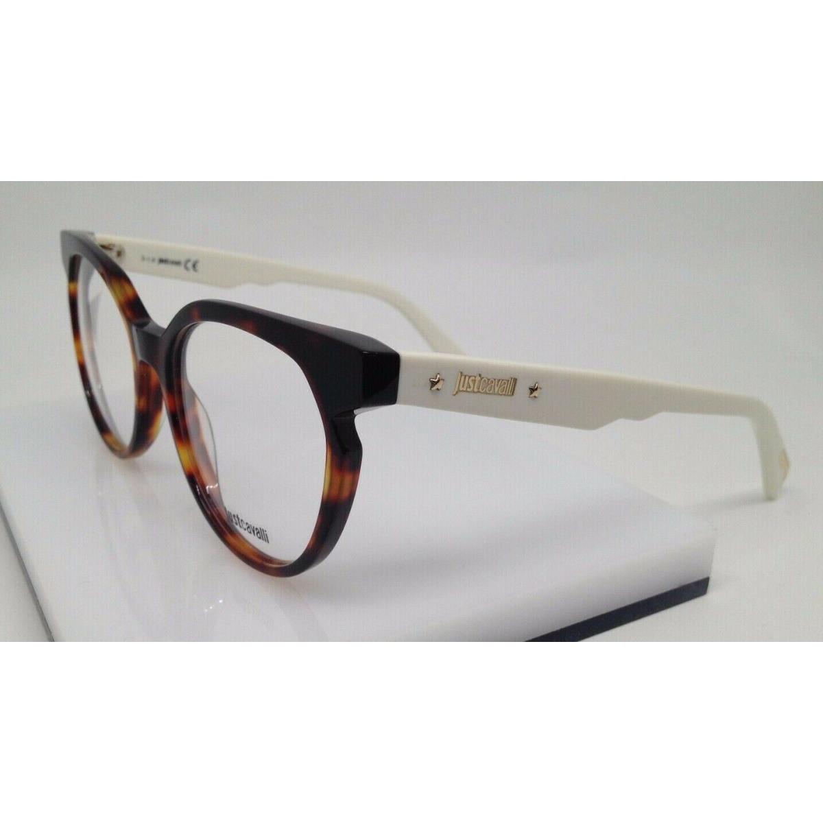 Just Cavalli JC0874 Tortoise 052 Round Plastic Eyeglasses Frames 51-17-140