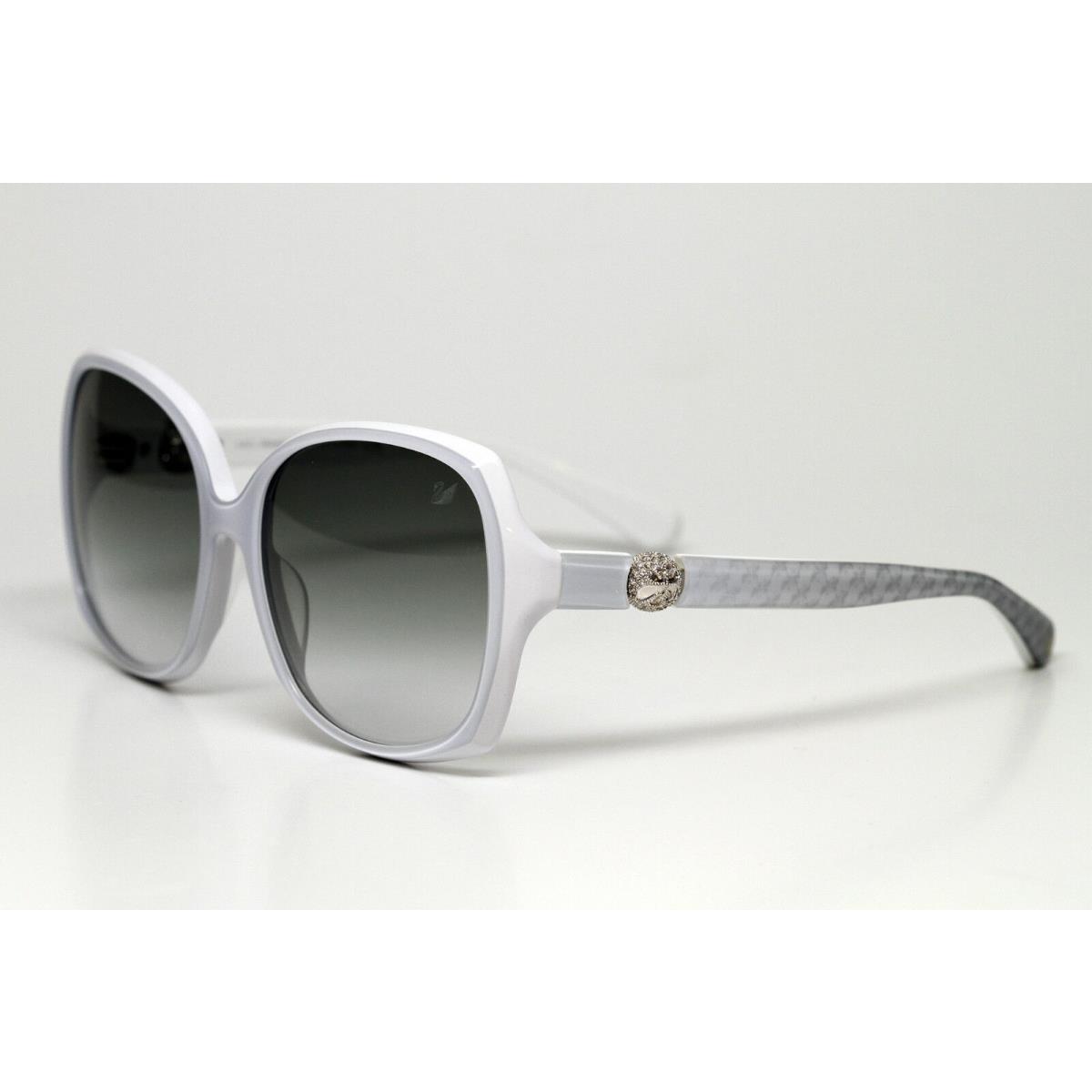 Swarovski SK0017 SW 17 Bridget 26B White w/ Grey Gradient Sunglasses 58-16-135