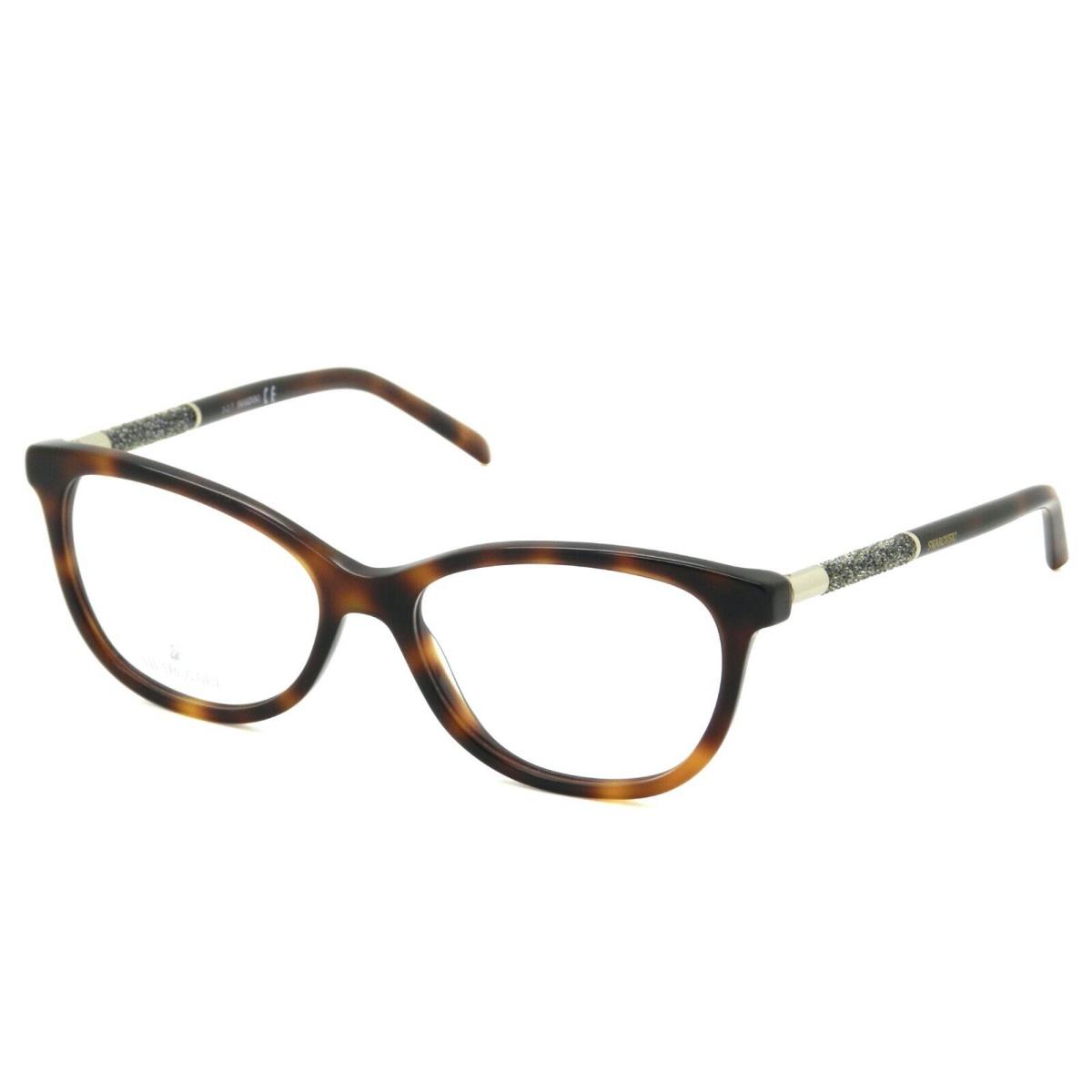 Swarovski SK5211 053 Tortoise Plastic Cat Eye Eyeglasses Frame 54-16-140 SW5211