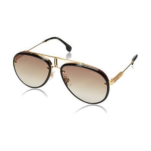 Carrera Glory Aviator Sunglasses Black Gold/black Brown Green 58 Millimeters