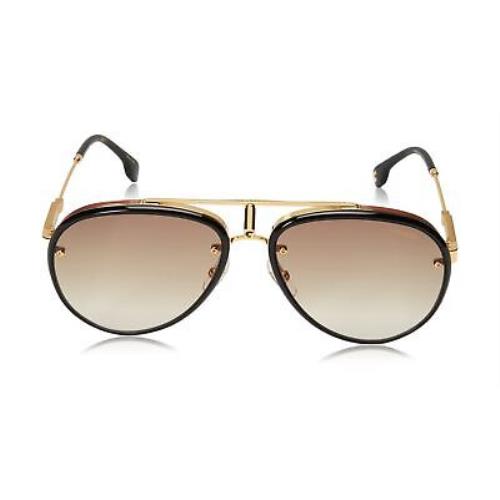 Carrera sunglasses Glory - Black Gold/Black Brown Green, Frame: Black, Lens: Brown 0