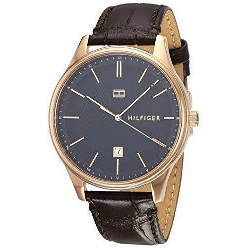 Tommy Hilfiger Damon Quartz Movement Navy Dial Men`s Watch 1791493