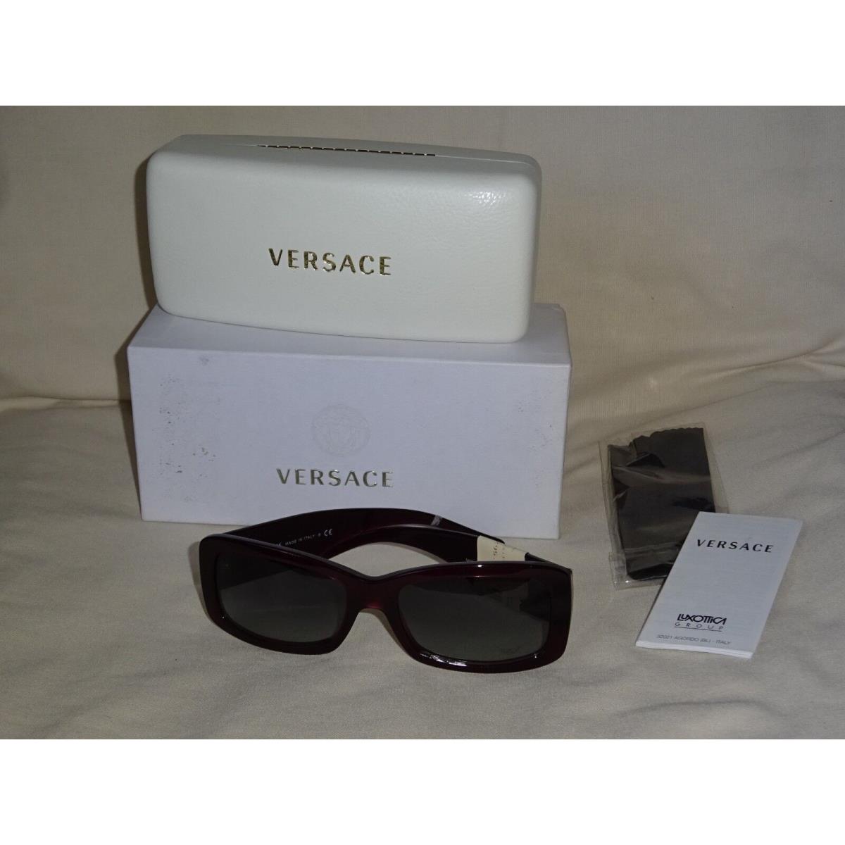 Versace sunglasses  - GOLD , MAROON Frame, Brown Lens 0