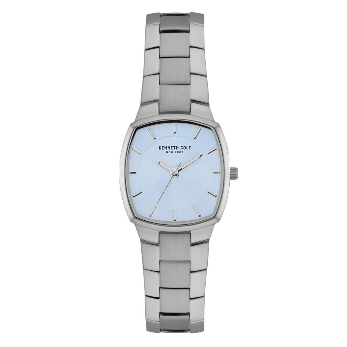 Kenneth Cole Ladies Classic 25mm Stainless Steel Quartz Watch - KC50893007 - Dial: Blue