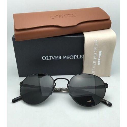 Oliver Peoples sunglasses  - Matte Black / Grey Tortoise Frame, Midnight Express Polarized ( Grey ) Lens