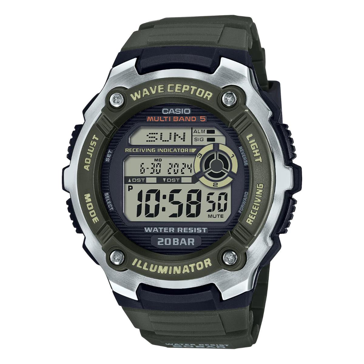 Casio WV200R-3A Digital Atomic Waveceptor Watch Chronograph 200 Meter WR