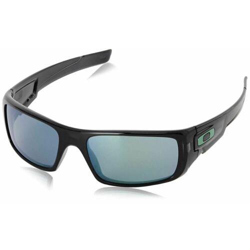 OO9239-02 Mens Oakley Crankshaft Sunglasses - Frame: Black, Lens: Green