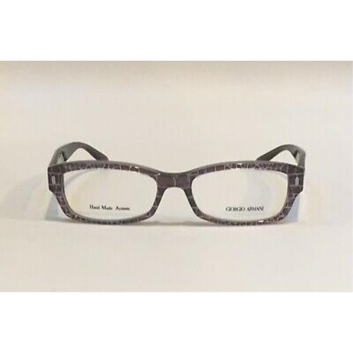 Giorgio Armani Eyeglasses GA 890 Crocodile Grey Italy Hard TO Find