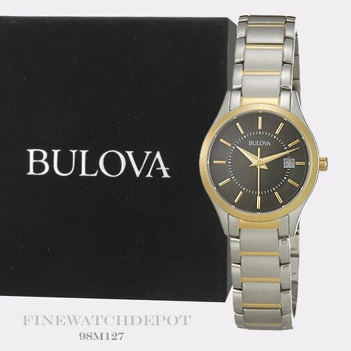 Bulova Women`s Two-tone Stainless Steel Watch 98M127