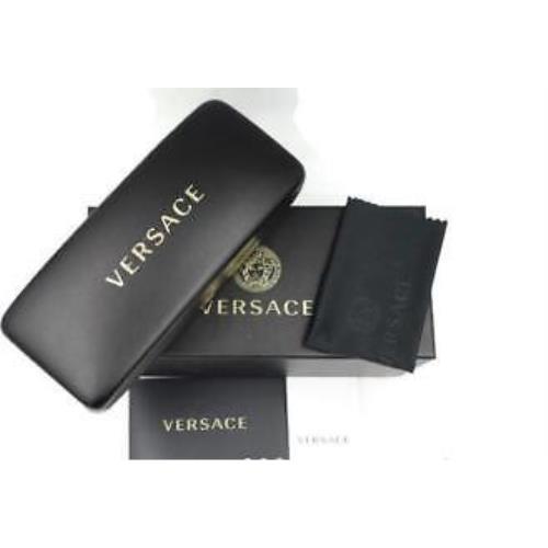 Versace sunglasses Cat Eye - Dark havana Frame, Light gold Lens 5