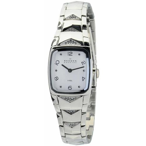 Skagen 811SSX Silver Dial Stainless Steel Women`s Watch