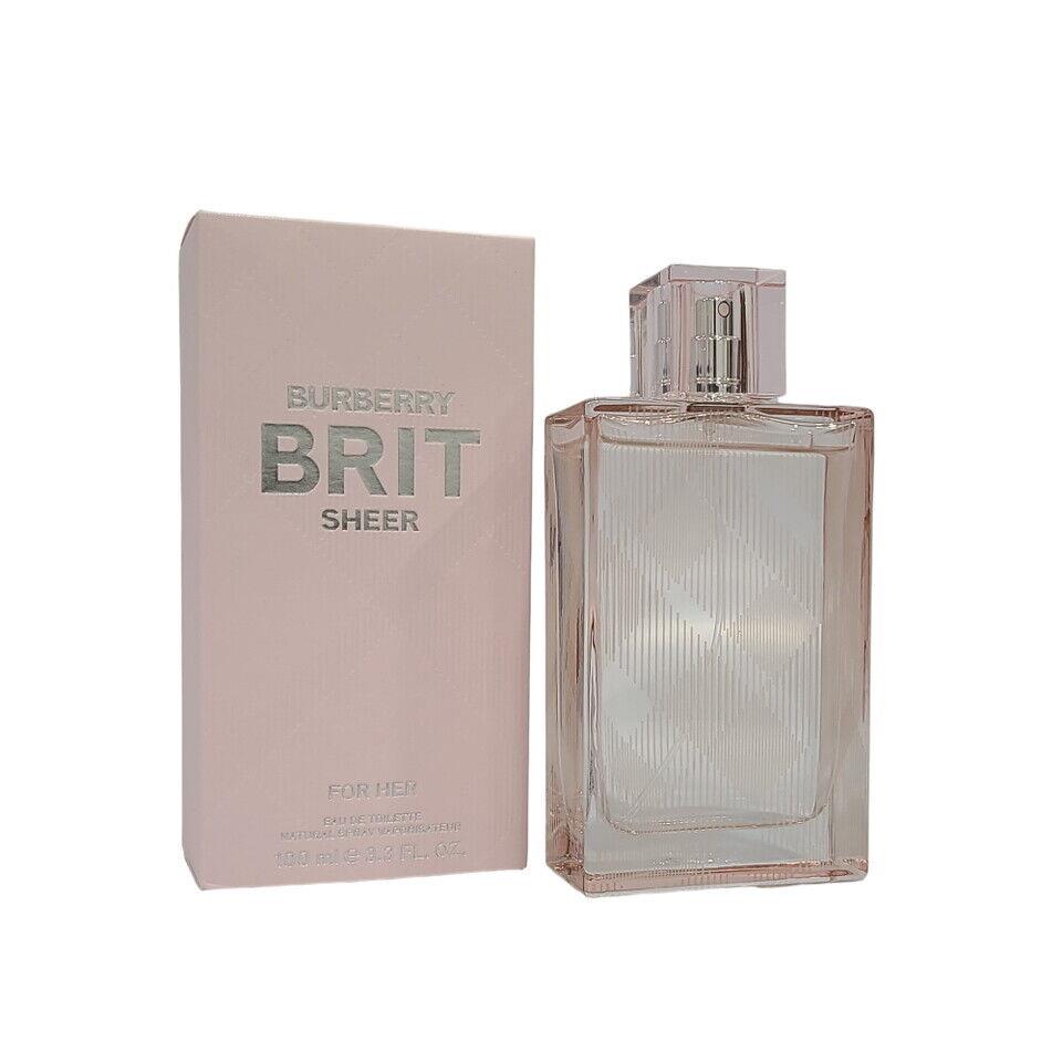 Burberry Brit Sheer For Her Edt 3.3 oz / 100 ml Spray