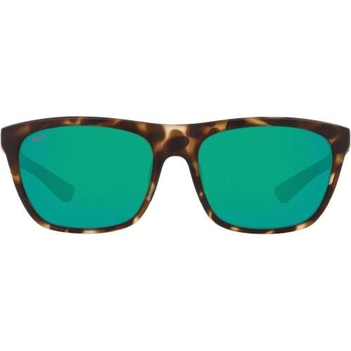 Costa Cheeca Matte Shadow Tortoise/green Mirrored Polarized 580P 57 mm