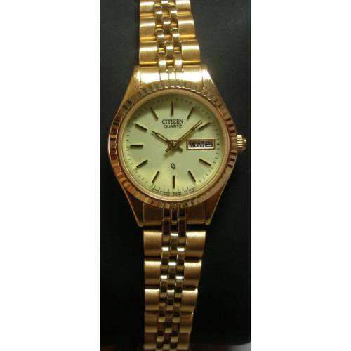 Citizen Goldtone Luminescence Quartz Ladies Watch