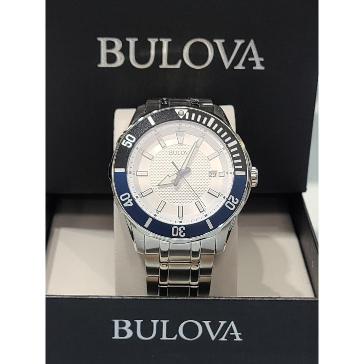 Bulova Men`s SS Silver 98B349 Watch