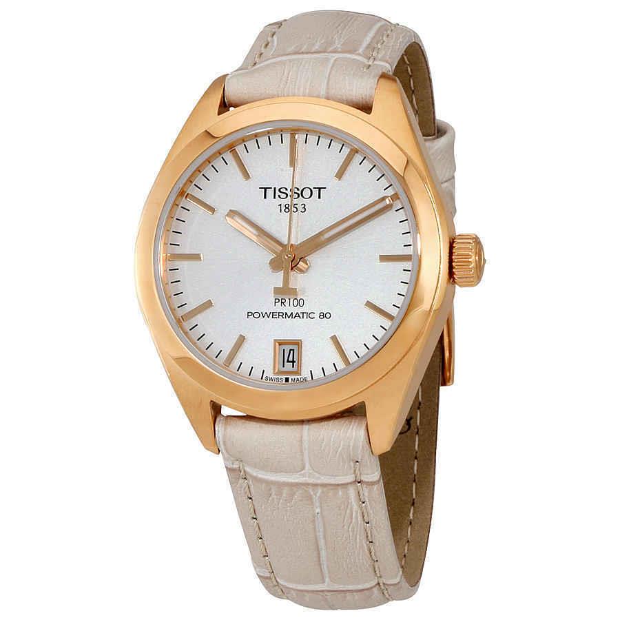 Tissot PR 100 Automatic Silver Dial Ladies Watch T101.207.36.031.00