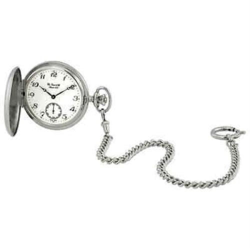 Tissot Savonnette White Dial Hand Wound Pocket Watch T83.6.402.12 - Dial: White
