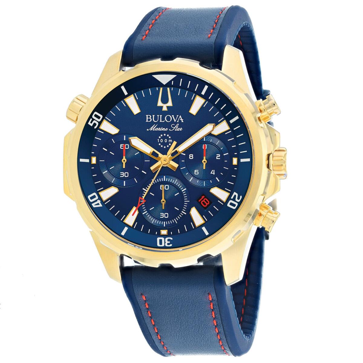 Bulova Marine Star Chronograph Mens Watch 97B168