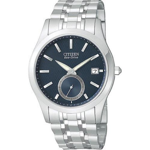 Citizen BV1010-56L Men`s Watch Stainless Eco-drive Dark Blue Dial WR 5Yr Wty