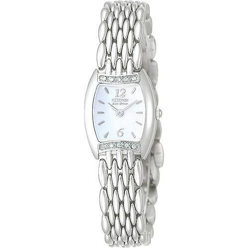 Citizen EW8230-53N Ladies Watch Silhouette Stainless Steel Dress Watch with Swar