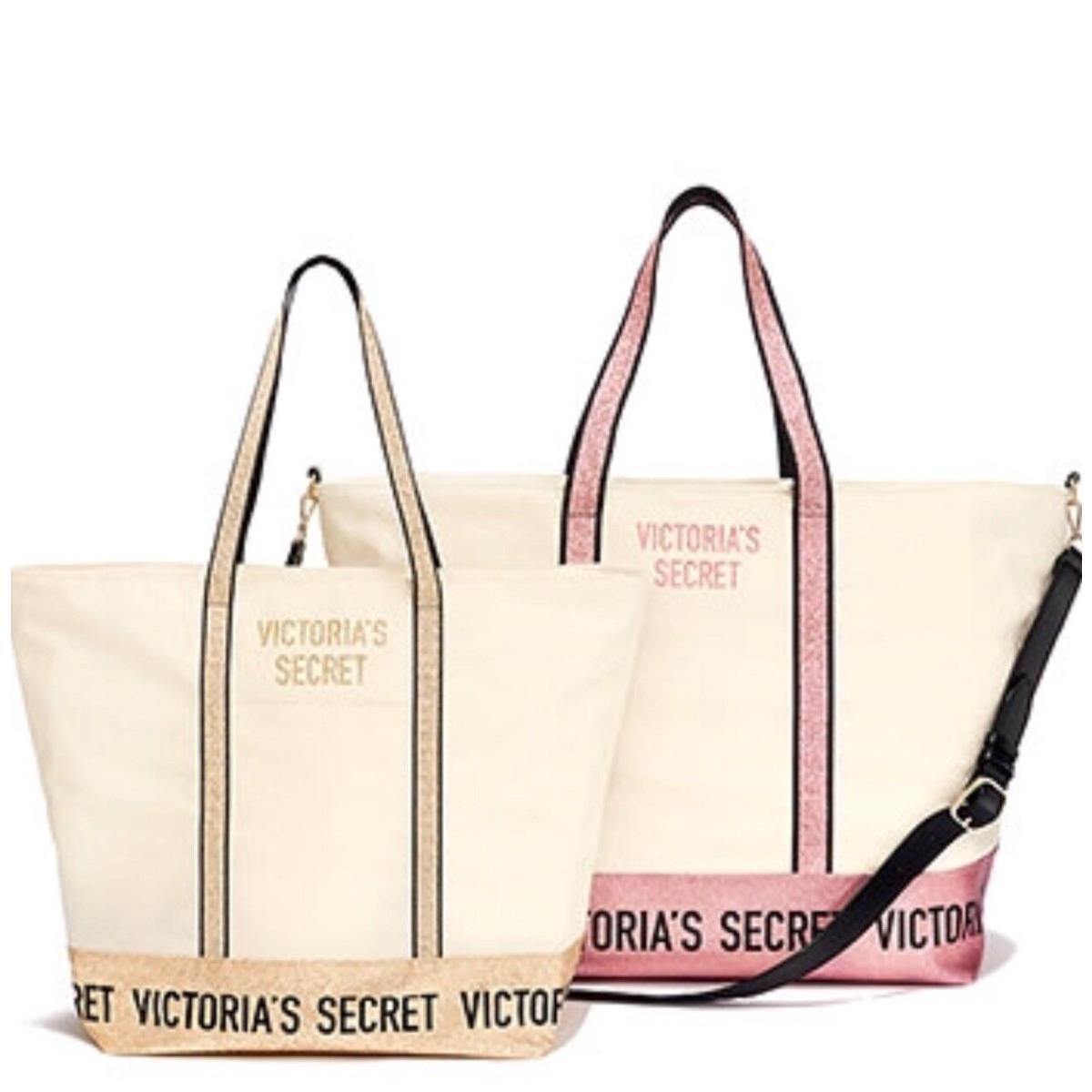 Victorias Secret Weekender Tote and Carry All Sparkle Travel Bags