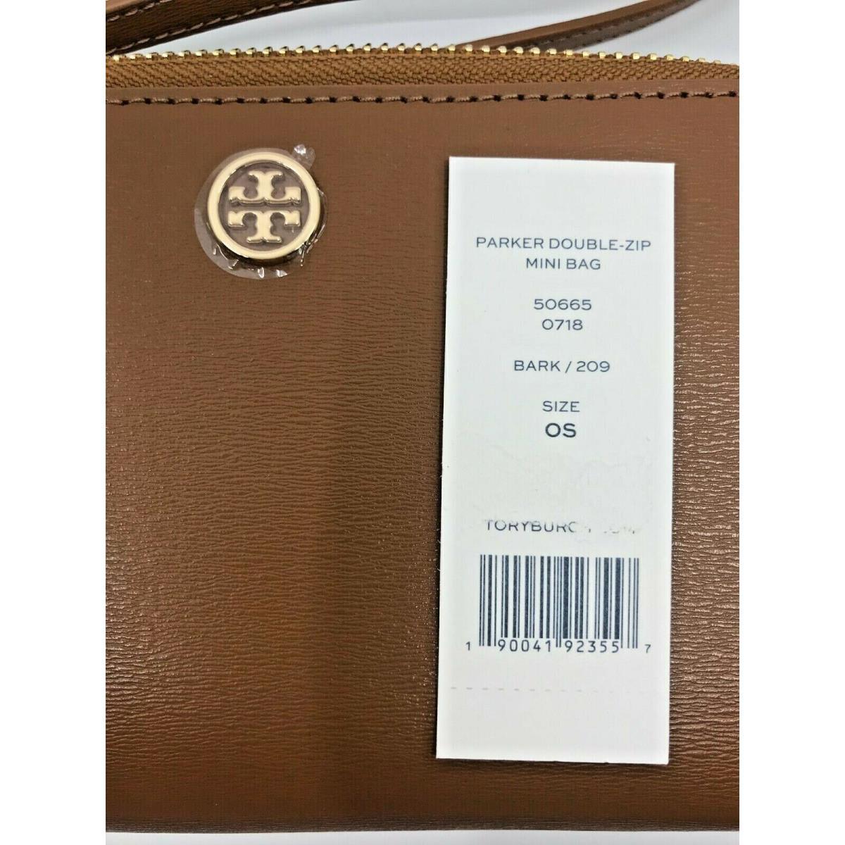 Tory Burch Parker Double-zip Bark Camel Mini Bag Crossbody Logo - Tory  Burch bag - 086147386269 | Fash Brands