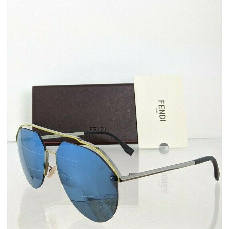 Fendi M 0031/S Sunglasses MVU3J Silver 61mm Frame 0031