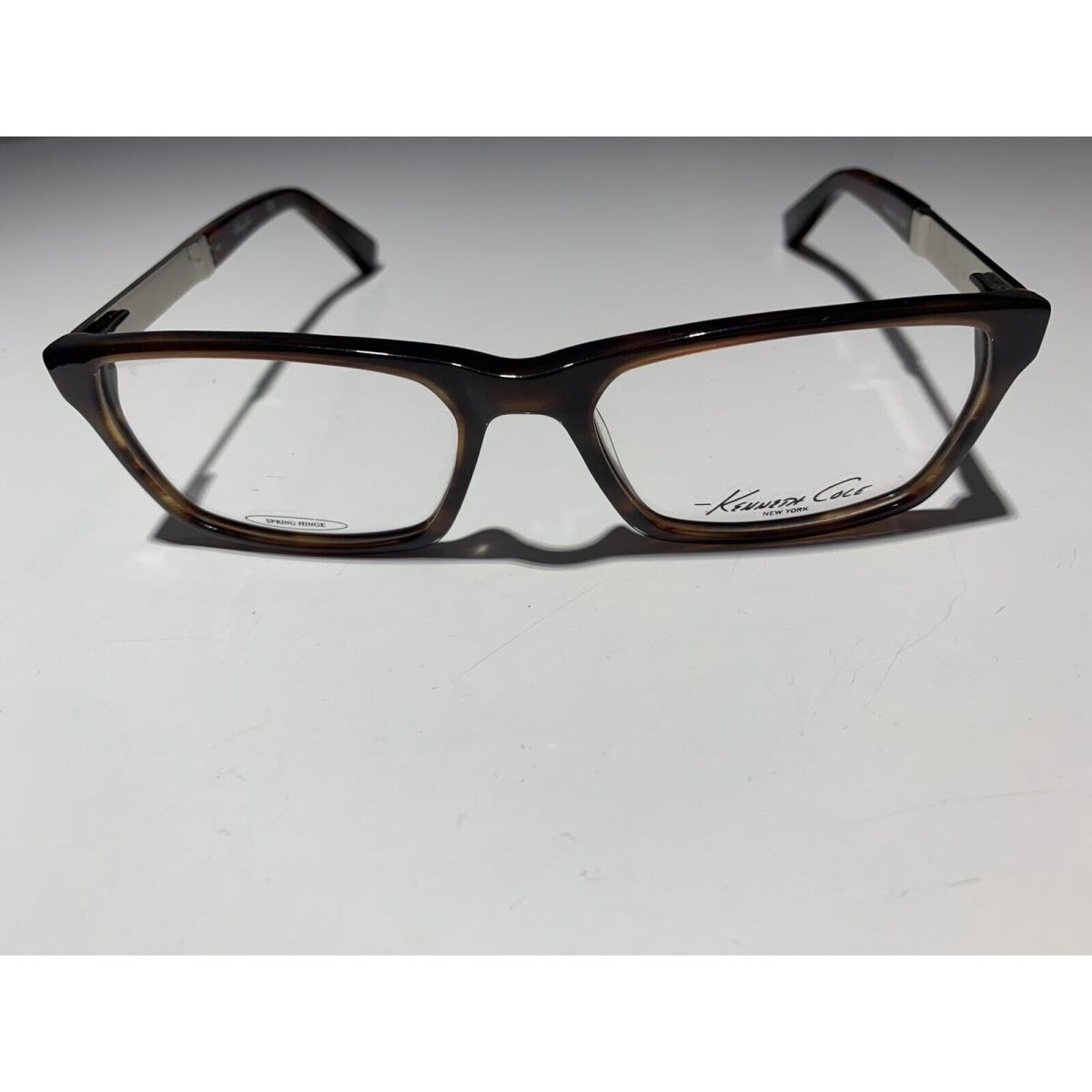 Eyeglasses Kenneth Cole KC 220 062 Light Brown Tortoise Plastic Frame 54 mm