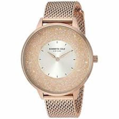 Kenneth Cole York Dress Rose Gold Dial Bracelet Analog Watch KC51053003