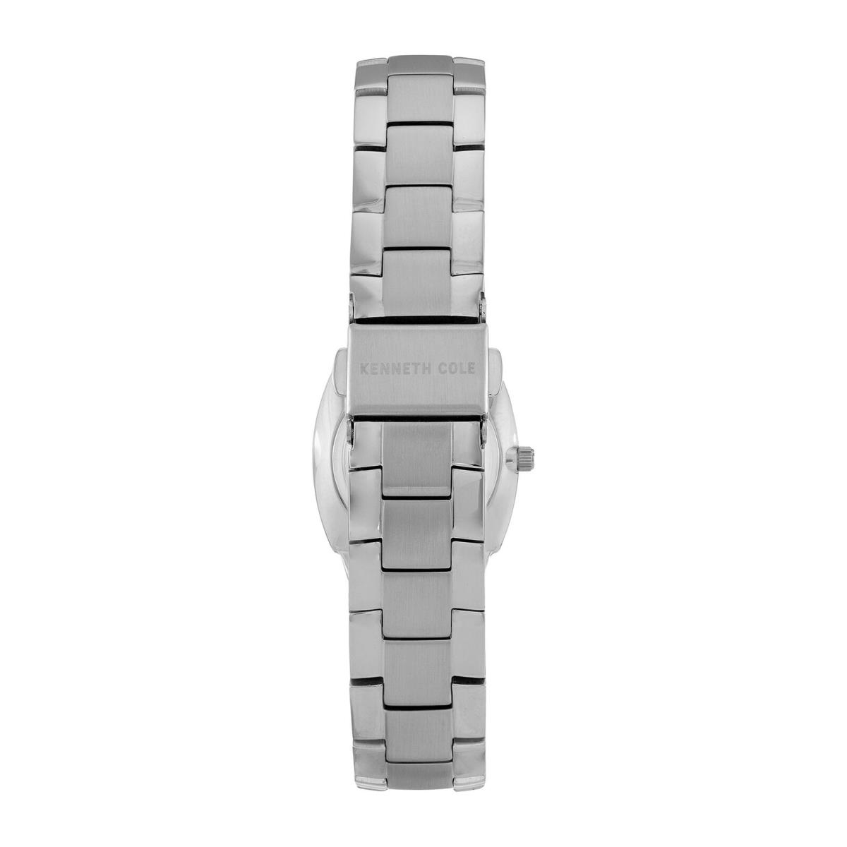 Women`s Kenneth Cole Classic Stainless Steel Band Blue Dial Watch KC50893001 - Dial: Blue, Band: Silver