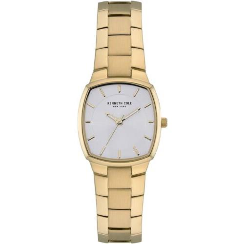 Kenneth Cole KC50893005 Classic Gold Stainless Steel White Dial Women`s Watch