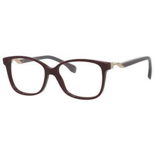 Fendi FF0232 S85 Burgundy Eyeglasses Frame