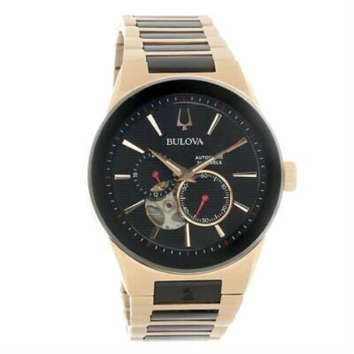 Bulova 98A236 Latin Grammy Edition Men`s Two-tone Stainless Steel Watch