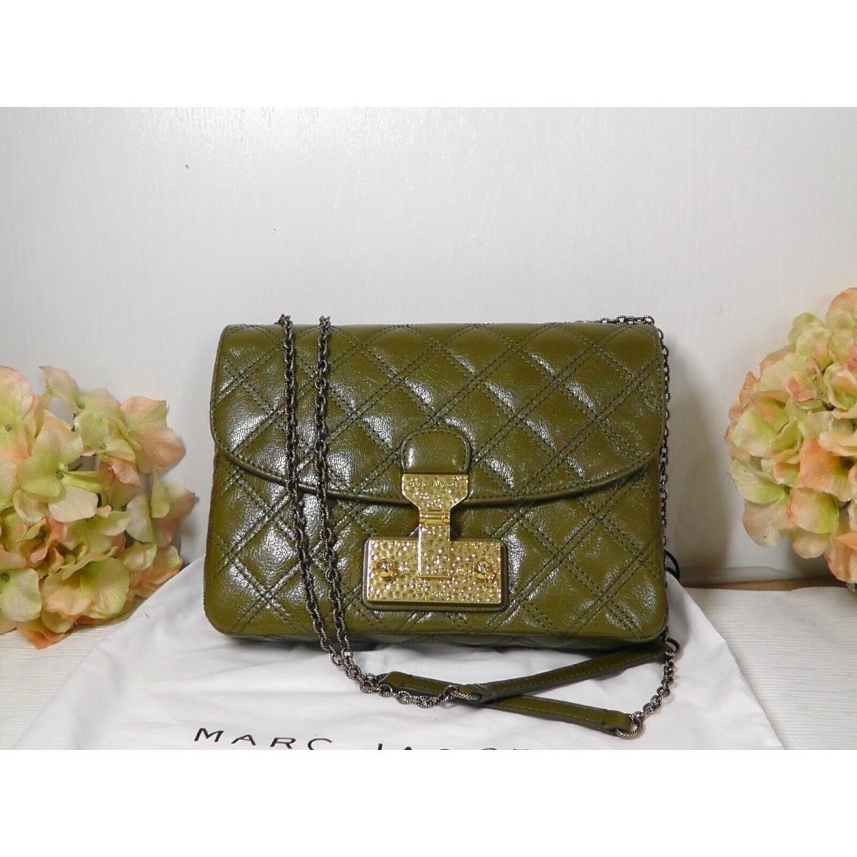 Marc Jacobs Fern W/brass Leather Shoulder Bag