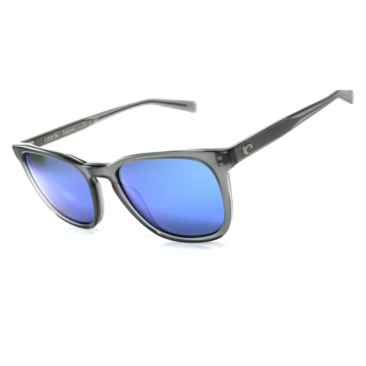 Costa Del Mar Sunglasses Sullivan Matte Gray Crystal Blue 580G Glass Lens