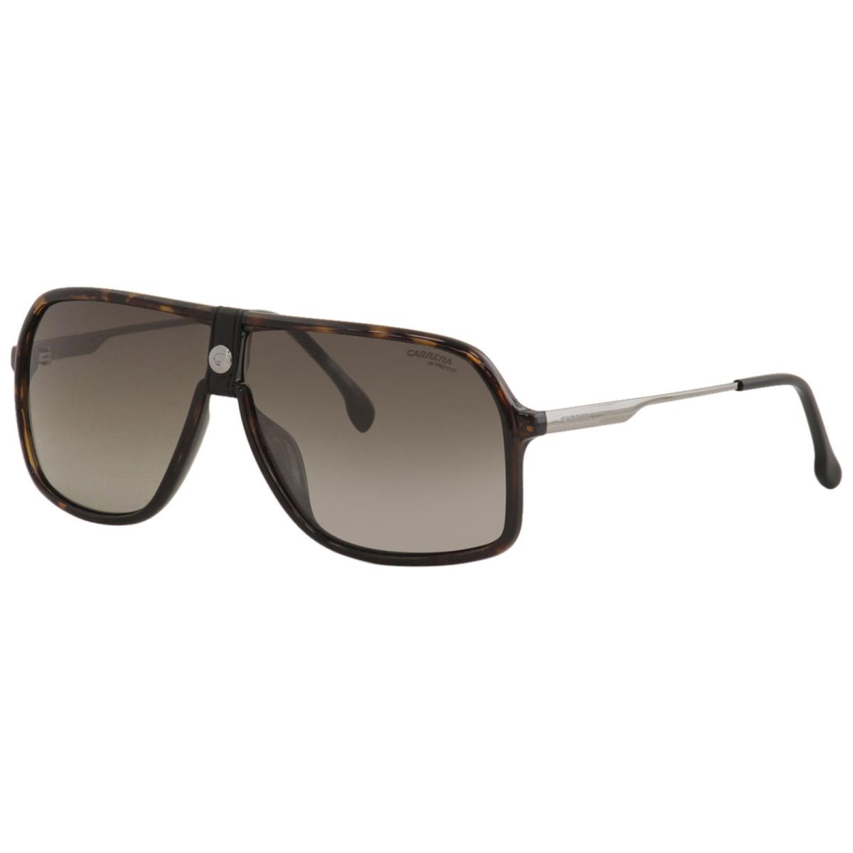 Carrera Men`s 1019/S 086HA Dark Havana Pilot Sunglasses 64mm