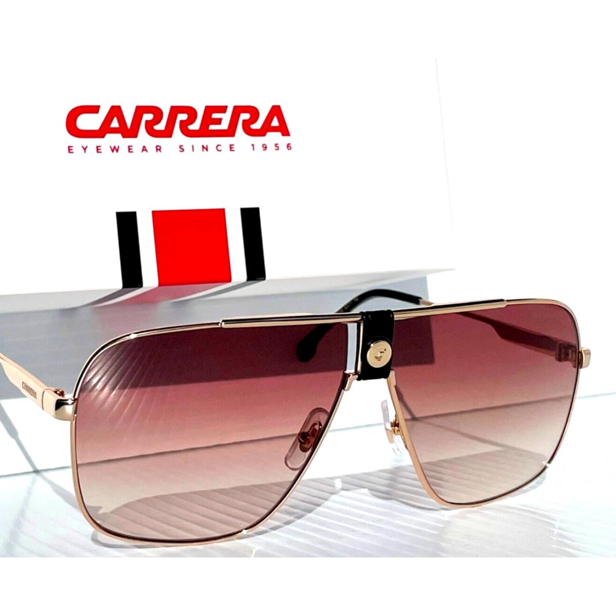 Carrera Polished Gold Frame Gradient Brown Lens Sunglass 1018/S J5GHA - Frame: Gold, Lens: Brown
