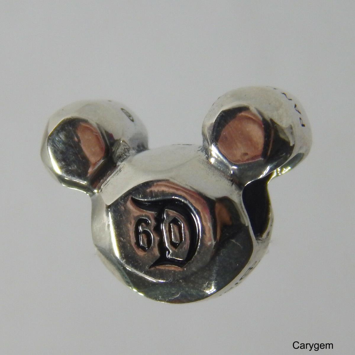 Pandora Charm Disney Mickey Mouse Disneyland 60TH Anniversary 791558EN16