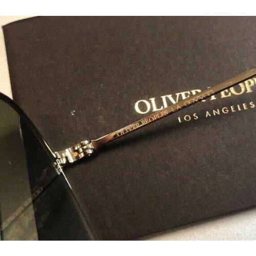Oliver Peoples sunglasses RASSINE - Soft Gold Frame, Olive Gradient Fade Lens