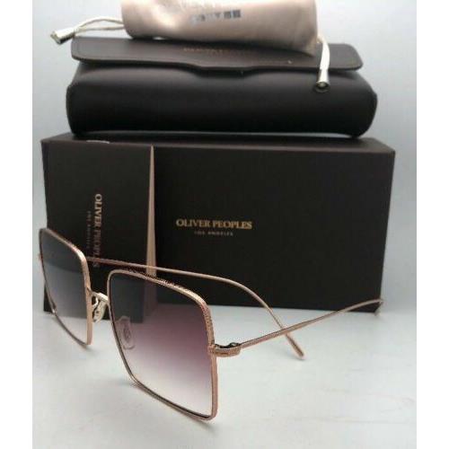 Oliver Peoples sunglasses RASSINE - Soft Rose Gold Frame, Magenta Gradient Fade Lens