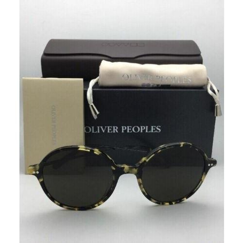 Oliver Peoples sunglasses CORBY - VDTB Tortoise / Matte Black Frame, G15 Green Lens