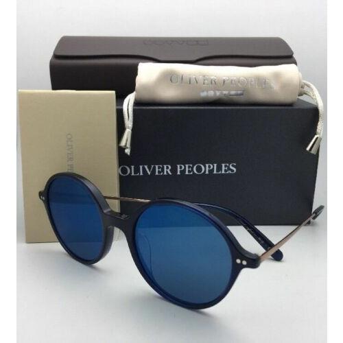 Oliver Peoples Sunglasses Corby OV 5347SU 156696 51-19 Blue Gold w/ Mirr