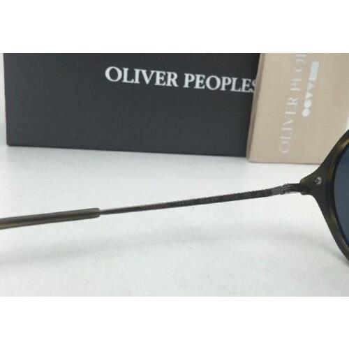 Oliver Peoples sunglasses BRAEDON - Black / Olive Tortoise / Brushed Gunmetal Frame, G15 ( Grey-Green ) Polarized Lens