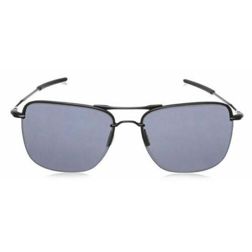 Oakley Designer Sunglasses Tail Hook OO4087-01 in Satin-black Grey Lens