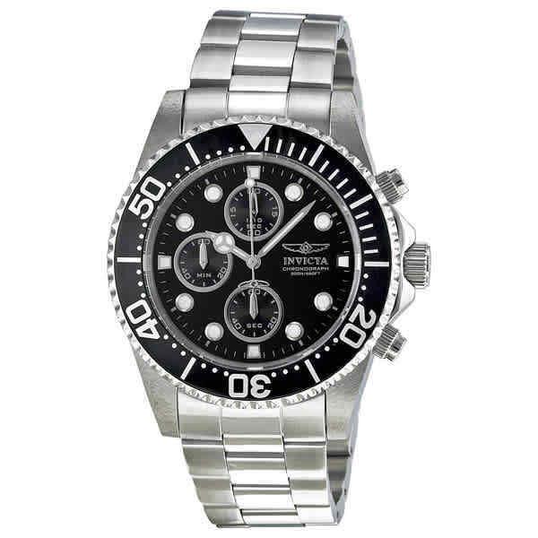 Invicta Pro Diver Chronograph Black Dial Men`s Watch 1768