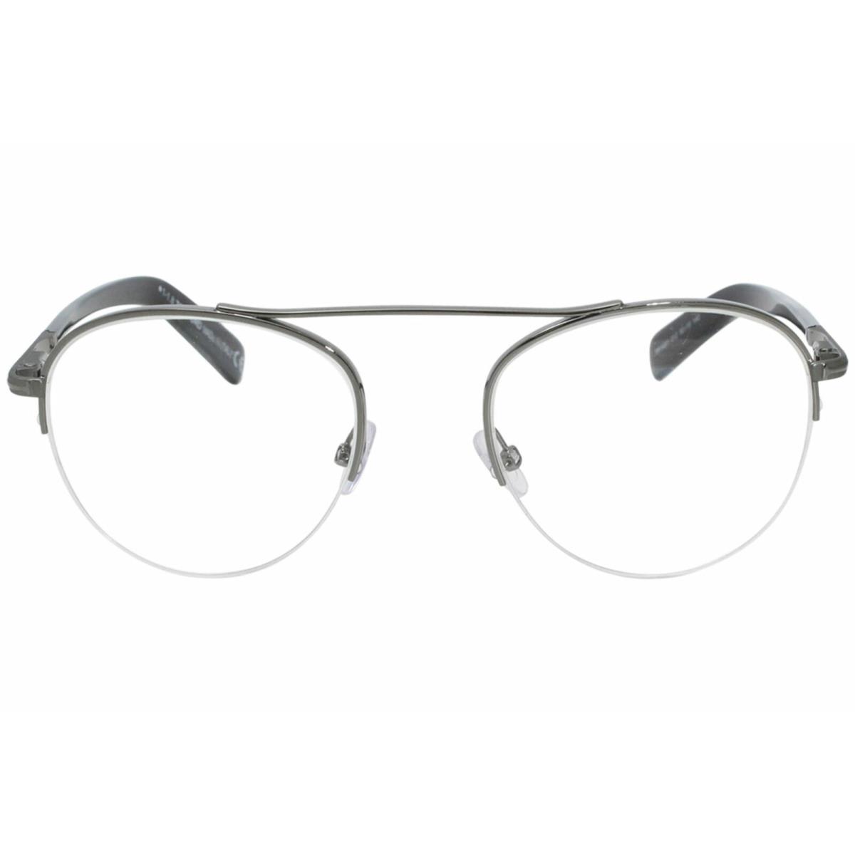 Tom Ford TF5451 012 Eyeglasses Men`s Silver/black Half Rim Optical Frame  50mm - Tom Ford eyeglasses - 038474063764 | Fash Brands