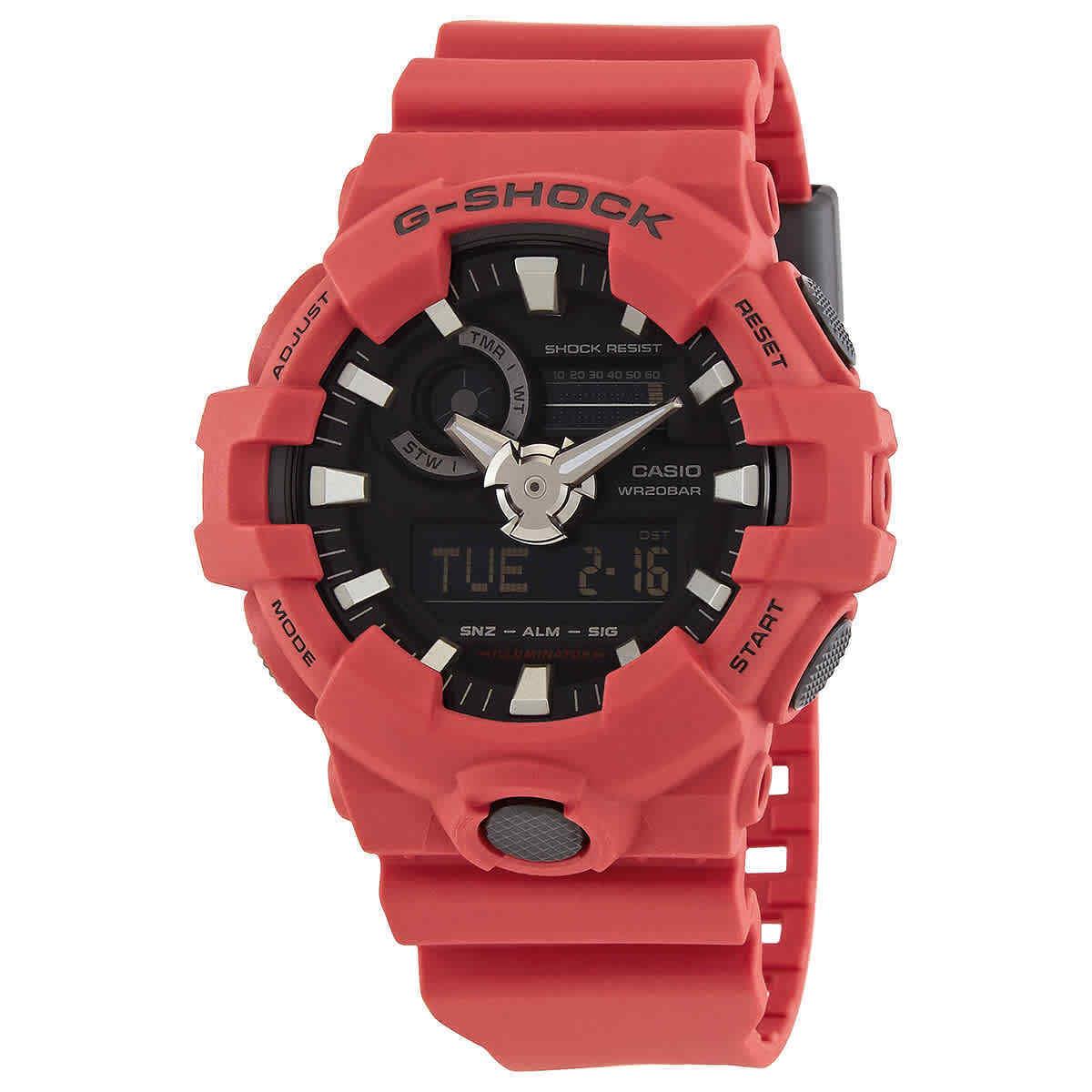 Casio G-shock Alarm World Time Quartz Analog-digital Men`s Watch GA7004ADR