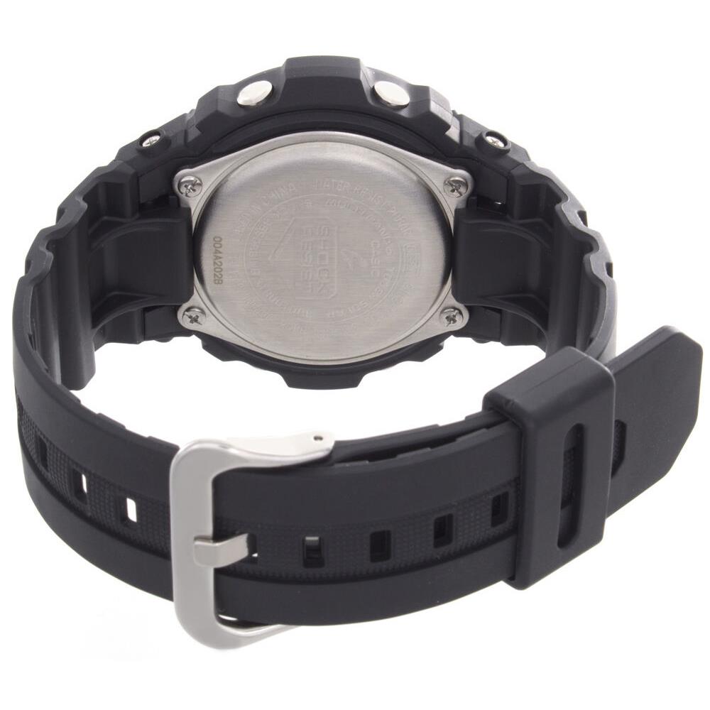 Men`s Black G-shock Analog Digital Grey Dial Black Rubber Strap 5230 AWGM100-1A