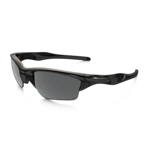 Oakley Half Jacket 2.0 XL OO9154-05 Black Iridium Polarized Polished Black Frame