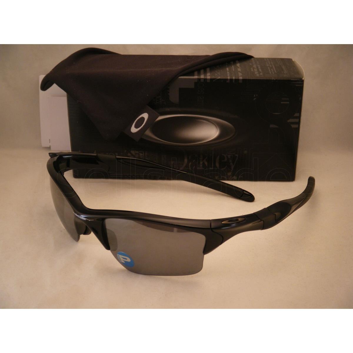 Oakley Half Jacket 2.0 XL Polished Black w Black Iridium Polar Lens oo9154-05 - Frame: Black, Lens: black